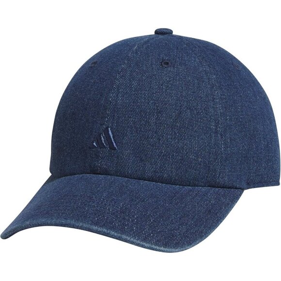 Adidas Womens Medium Blue Denim Saturday Baseball Adjustable Cotton Athletic Hat main image 5